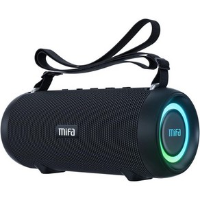 MIFA A90 블루투스 스피커 IPX7 방수 60W 대용량 무선 스테레오 호환 RGB LED 라이트 30시간 연속 재생 마이크로 SD 카드 지원 TWS 기능 USB C 충전