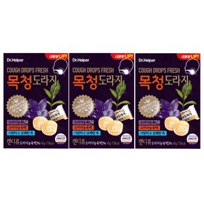 닥터헬퍼 목청 도라지 목캔디 목관리 8정, 45g, 3개