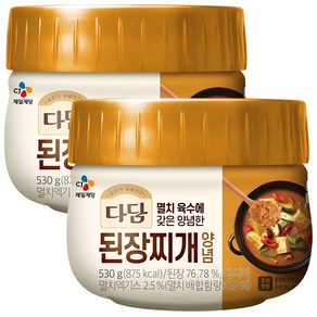 다담 된장찌개양념 530G 냉장, 2개