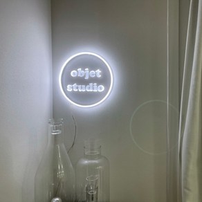 DIY 투명아크릴 쓰고 지우는 레터링 LED 네온사인 무드등 조명