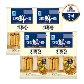 사조대림 [대림냉장] 진종합 1 000g x4개 /냉장어묵, 4kg, 1개