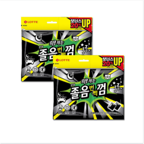 롯데 졸음 번쩍 껌, 2개, 105g
