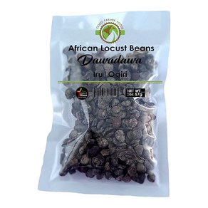 Good Fame Foods Dawadawa Afican Locust Beans D 좋은 농부 음식 Dawadawa 아프리카 메뚜기 콩 말린 느슨한  다와다와  이루 , 1개, 56g