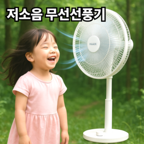[2025년형] 한경희 프롬미 무선 스탠드 선풍기 저소음 C타입, 선풍기 한경희 무선 스탠드 HAAN-HDC350