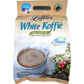 Luwak White Koffie 일본직구 루왁 화이트 커피 LESS SUGER 코피 인스턴트 카페 올레버리스틱 20팩, 20g, 1개, 20개입