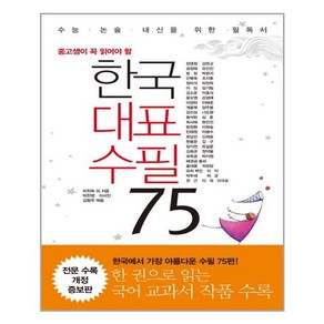 한국대표수필 75, 단품