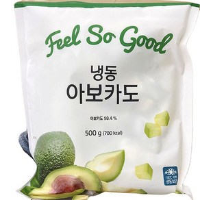 노브랜드 냉동 아보카도 500g x 1개, 종이박스포장