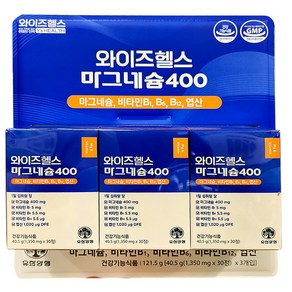 유한양행 마그네슘400 1350mgx30정x3입, 1개, 90정