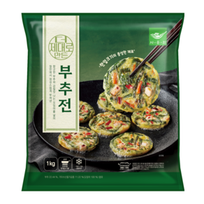 더 제대로만든 부추전 1kg (30g x33ea), 6개