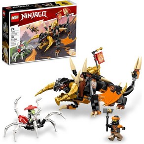 레고테크닉 레고스타워즈 레고프렌즈 파워정품 LEGO NINJAGO Cole’s Eath Dagon EVO 71782 Upgadable Action Toy Figue fo, 1개