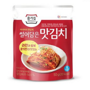 종가집 썰어담은 맛김치, 18개, 50g