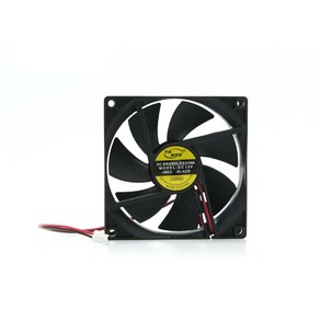 쿨러 90mm 2P 전원 DC 12V DC 브러시리스 팬 모터를 채택하여 저소음 내구성 향상 다양한 곳에 장착, 1개