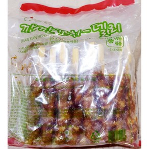 캠핑용 양념 닭꼬치 구이 500g 꼬지 숯불 데리야끼, 1개