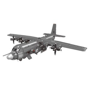 xingbao AC-130 건쉽 블록 XB-06023, 혼합색상, 1개