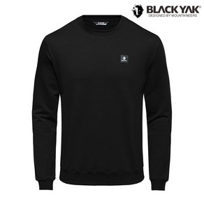 블랙야크 [ BLACK YAK ] 24년 가을 신상품!!편하게 착용 가능한 긴팔 약기모 맨투맨 공용 베이직 코튼 맨투맨 BK 24TSF