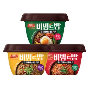 [동원] 양반 비빔드밥 (컵)매운참치 1개+돌솥 1개+불고기 1개 (총 3개)