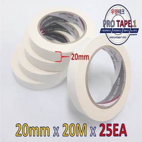 우영테크 양면테이프 20mm*20M 25개입, 25개