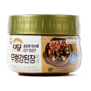 CJ제일제당 다담 우렁강된장500g