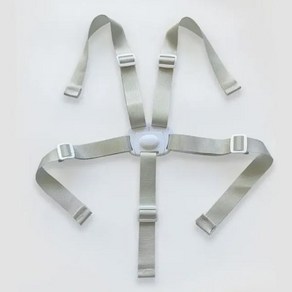 유모차 가죽 쿠션 식사 의자 가죽 커버 PU 복합 스폰지 쿠션 의자 시트 케이스 액세서리, [07] Seat Belt, 1개