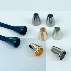 NEW) 15mm 합금 삼각벨 스트링벨 스트링 마감장식(4개), 매트블랙, 4개