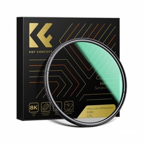 K&F CONCEPT NANO-X Ulta-Low Reflection 초저반사 CPL 편광필터 8K AGC Glass 43mm