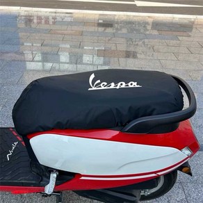 베스파 시트커버 바이크 스프린트 방수 스쿠터 시트 덮개 자외선차단, 검은색vespa150스프린트스프링방수, 1개