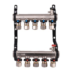 보일러분배기 5구 난방 온수기 밸브 교체 호스 파이프