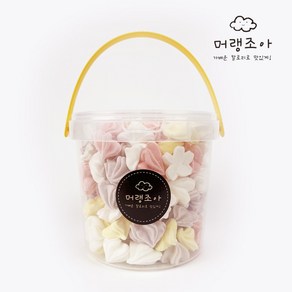머랭조아 머랭쿠키 대용량 1.5L 버켓 100g, 2_벚꽃 (버켓1.5L), 1개