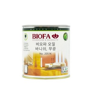 비오파 오일 바니쉬 2051 무광 375ml, 1개