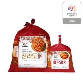 종가 종가집 전라도식 포기김치 5.2kg + 총각김치 850g