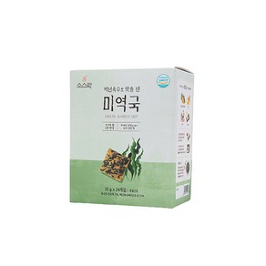 소스락 백년육수로 맛을 낸 미역국 즉석국 10g x 24개입, 1개, 240g