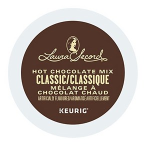 Laua Secod Hot Chocolate Mix K-Cups fo Keuig Bewes 24C 큐리그 브루어스용 Laua Secod 핫 초콜릿 믹스 K컵 24, 1개, 453.59g