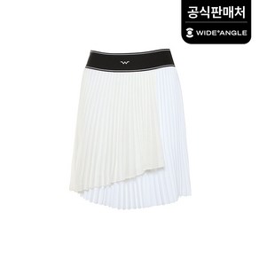 [와이드앵글 공식] [골프] 여성 CO 잔 플리츠 중기장 큐롯 L WWM23Q15W2