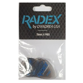 D’Andea - Radex 351 Smoke 6 Set / 디 안드레아 피크 6개 세트 (0.75mm), 1개, *