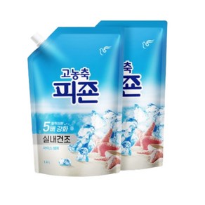 고농축 섬유유연제 피죤 실내건조 아이스썸머 1600ml여름섬유유연제, 2개, 1.6L