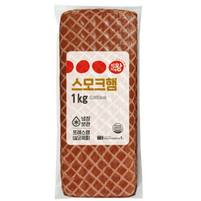 바이오마켓_식자재왕 스모크햄 1kg, 3개