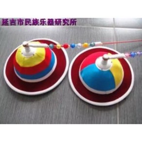 풍물놀이 의류 사물놀이 대형 모자 싱글 국악 장식 머리 상모 풍물 사물놀이모자 무대, 삼색으로 어린이의, 1개