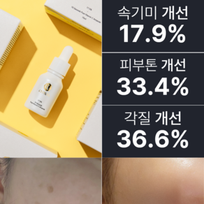 순수비타민C 17.5% 겉 속 기미 잡티 케어 주름 기미 고함량 미백 앰플, 1개, 15ml