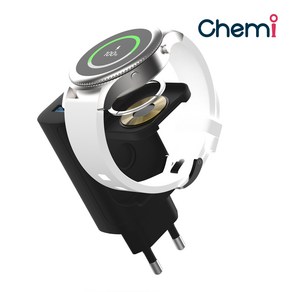 Chemi PD 40W 3포트 충전기 HEA-GW40 (갤럭시워치용), 1개