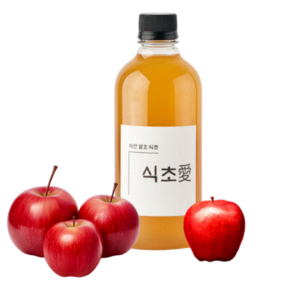 과일 식초 식초애 천연 발효 식초 1000ml 사과, 1개, 1L