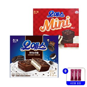 해태 오예스 쿠키앤크림 360g+오예스 mini 192g 2종 묶음행사+사은품, 01_쿠키앤크림 360gx1개+미니 192gx1개, 360g