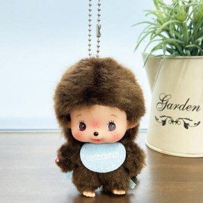 [일본 정품] 몬치치 Monchhichi 베이비치치 베비치치 SS 인형 키링 - 남자아이, 1개