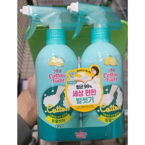 온더바디 발을 씻자 코튼 풋샴푸 프레쉬 레몬 민트향, 510ml, 2개, 1개입