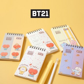 BT21단어장 시크릿단어장, 1개(랜덤)