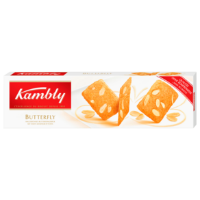 캄블리 Kambly 버터플라이 쿠키 100g, 1개