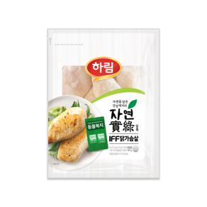 (신선) 하림 자연실록 동물복지 IFF 닭가슴살 800g, 1개