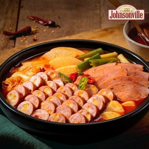 쟌슨빌(Johnsonville) 쟌슨빌 오리지날 부대찌개 5팩 + 라면사리 2개, 1세트, 500g