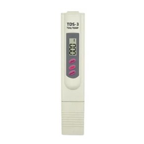 분석 TDS-3 PPM 온도 물 경도 시험기 홀드 펜 타입 디지털 TDS 계량기, 베이지, 1개