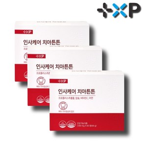 잇몸 염증 치료 케어 이가탄탄 한 치아 칼슘 영양 제, 1세트, 60회분