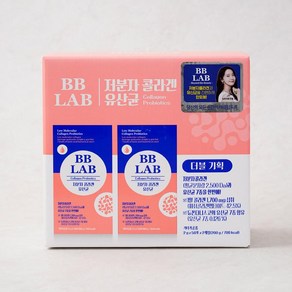 [메가마트]비비랩 저분자 콜라겐 유산균 더블기획 2g*50포*2개입, 100g, 2개